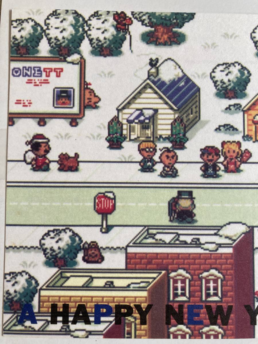 Mother2 ギーグの逆襲 プレミア 限定 懸賞 年賀はがき 年賀 ハガキ 電撃nintendo64 レア ネス ポーラ ジェフ プー イラスト 色紙 テレビゲーム 売買されたオークション情報 Yahooの商品情報をアーカイブ公開 オークファン Aucfan Com