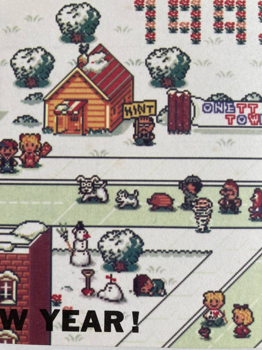 Mother2 ギーグの逆襲 プレミア 限定 懸賞 年賀はがき 年賀 ハガキ 電撃nintendo64 レア ネス ポーラ ジェフ プー イラスト 色紙 テレビゲーム 売買されたオークション情報 Yahooの商品情報をアーカイブ公開 オークファン Aucfan Com