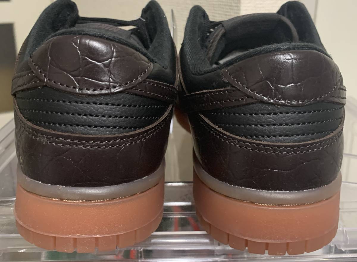 NIKE DUNK LOW SE Velvet Brown and Black BROWN CROC US9.5 ナイキ 