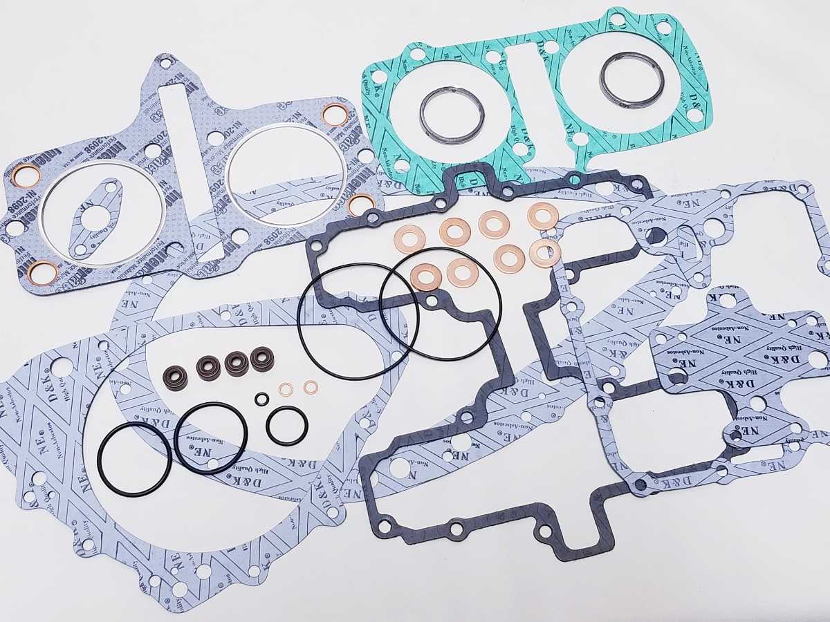 GS450 gsx450e ザリ ゴキ ガスケット スズキ セット オイルシールつき