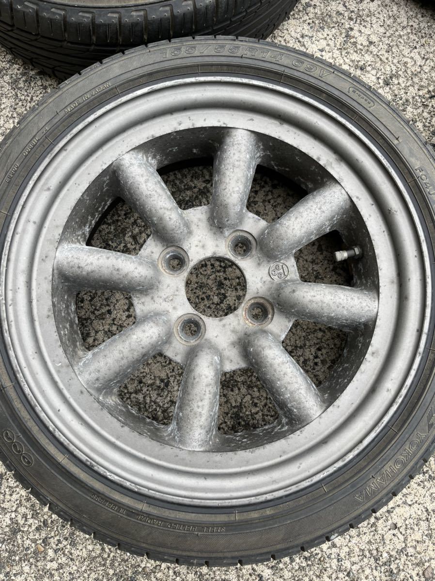ワタナベ タイヤホイール 4本セット 旧車