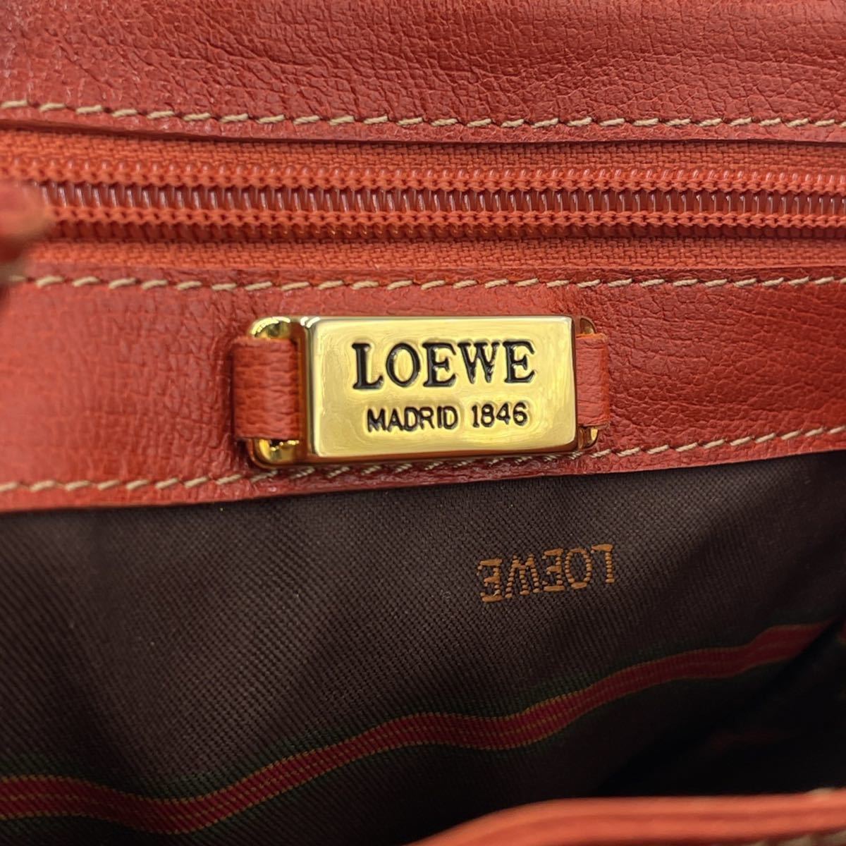 1円〜 【美品 最高級】 LOEWE ロエベ ベラスケス ロゴ 型押し