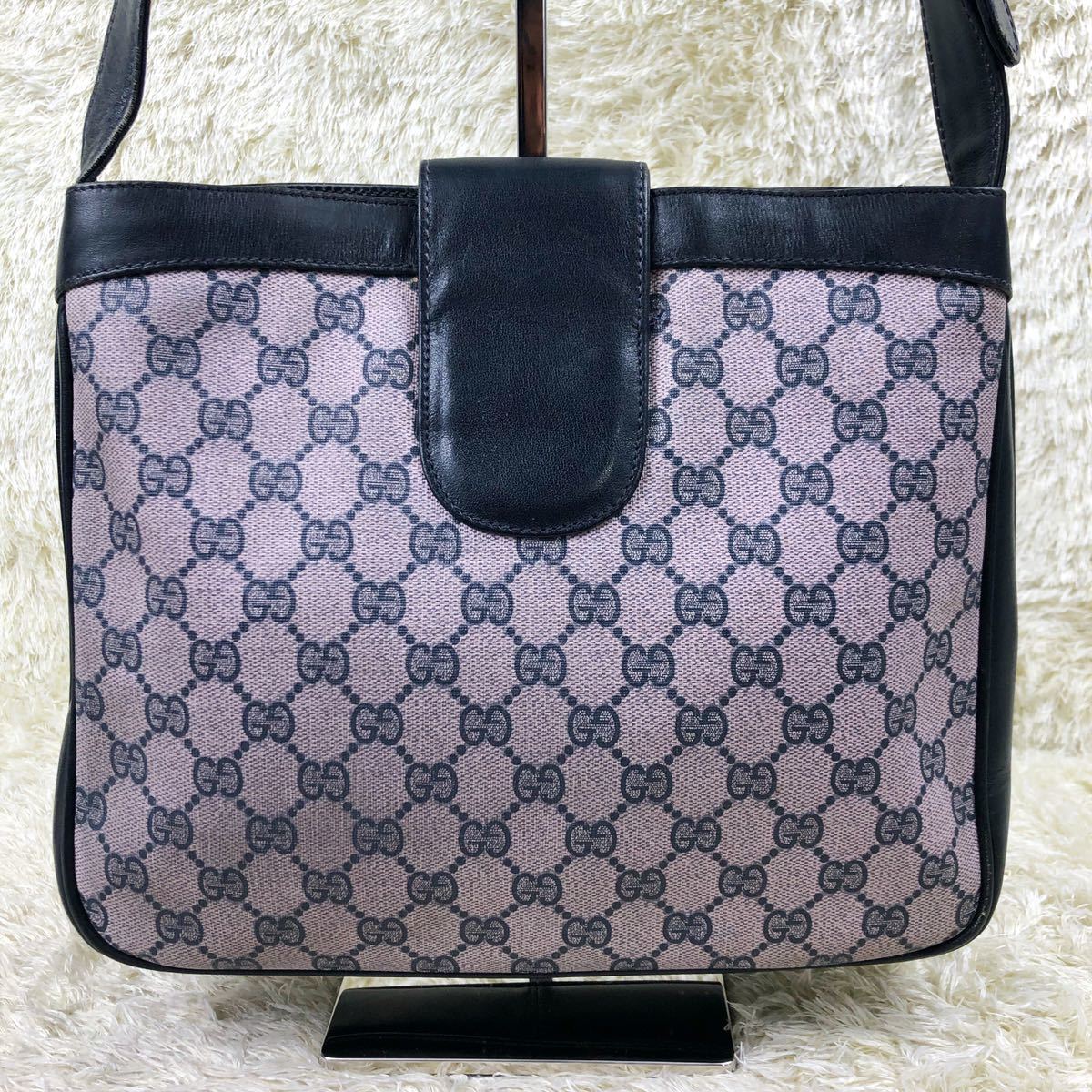 オールドグッチ GUCCI ショルダーバッグ GG 希少 OLD グッチ 1円〜 最 