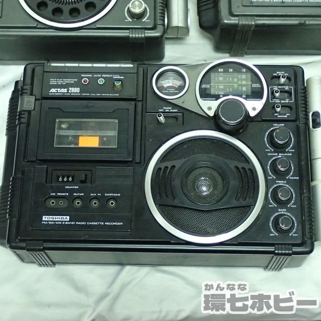 MJ99◇当時物 東芝 TOSHIBA FM/SW/MW 3バンド ラジオカセット