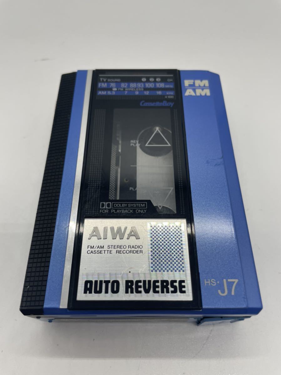 AIWA アイワ HS-J7 カセットプレーヤー カセットレコーダー ジャンク