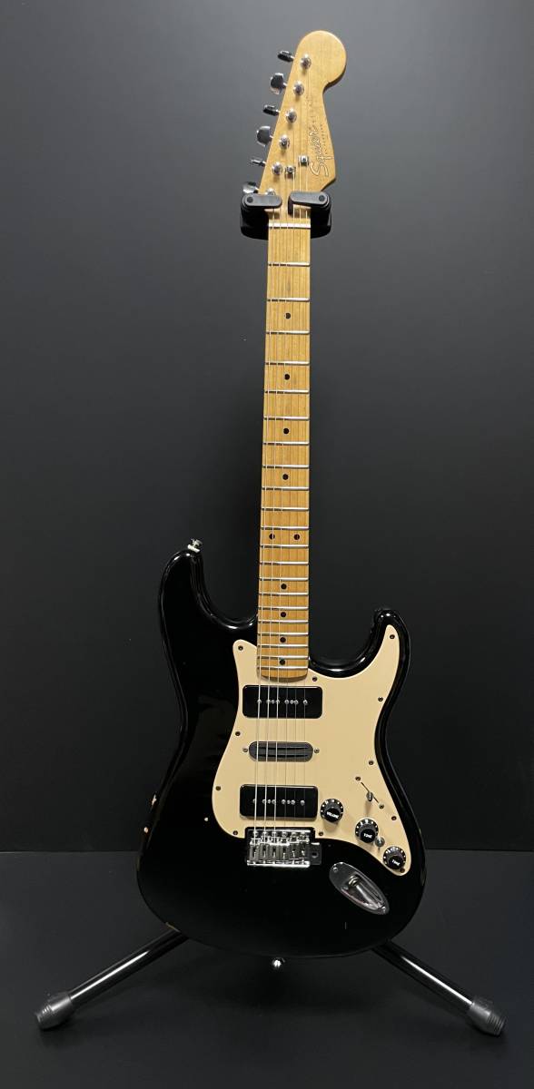 Fender Squier MOD.ver メープル指板 P90 レールハムバッカー搭載で