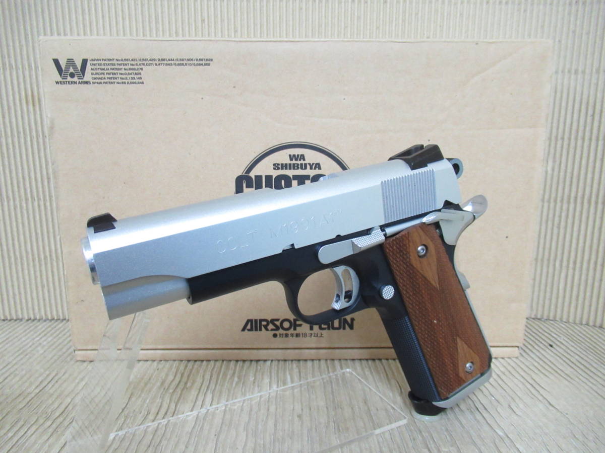 WA(ウェスタンアームズ)ガスブローバックハンドガン SCW COLT M1991A1 