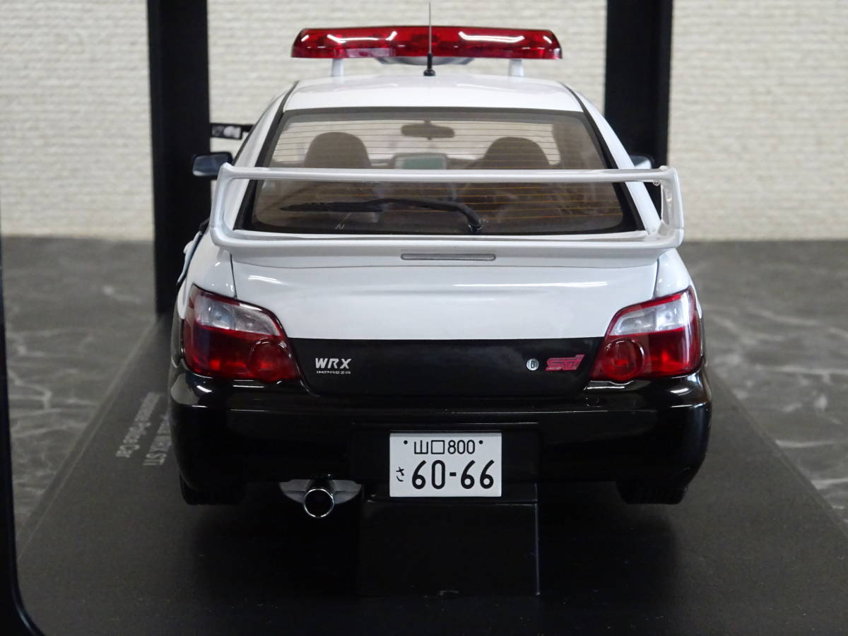 ミニカー】 AutoArt 1/18 SUBARU IMPREZA WRX STI JAPANESE POLICE CAR