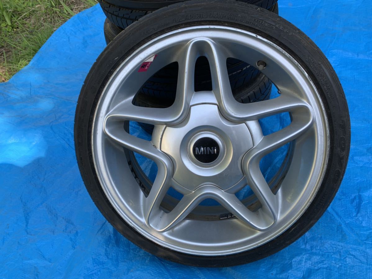 MINI ミニクーパー 純正 16インチ 6.5J×16 EH2 IS48 TOYO DRB 165/45 