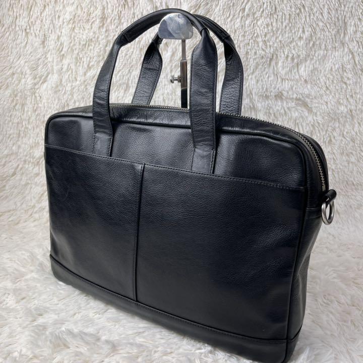 1円【極美品】COACH コーチ ビジネスバッグ ブリーフケース A4可 大容量 ブラック 黒 セット まとめ ブリーフケース COACH ビジネスバッグ DR12 1円～極美品 0