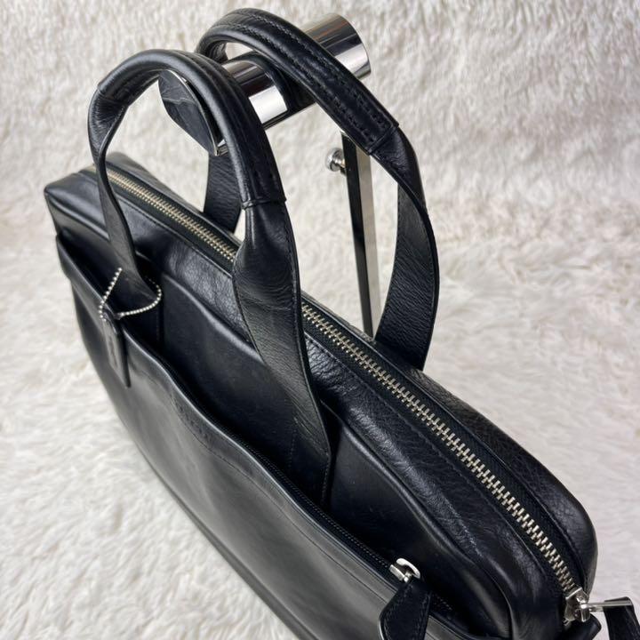 1円【極美品】COACH コーチ ビジネスバッグ ブリーフケース A4可 大容量 ブラック 黒 セット まとめ ブリーフケース COACH ビジネスバッグ DR12 1円～極美品 0