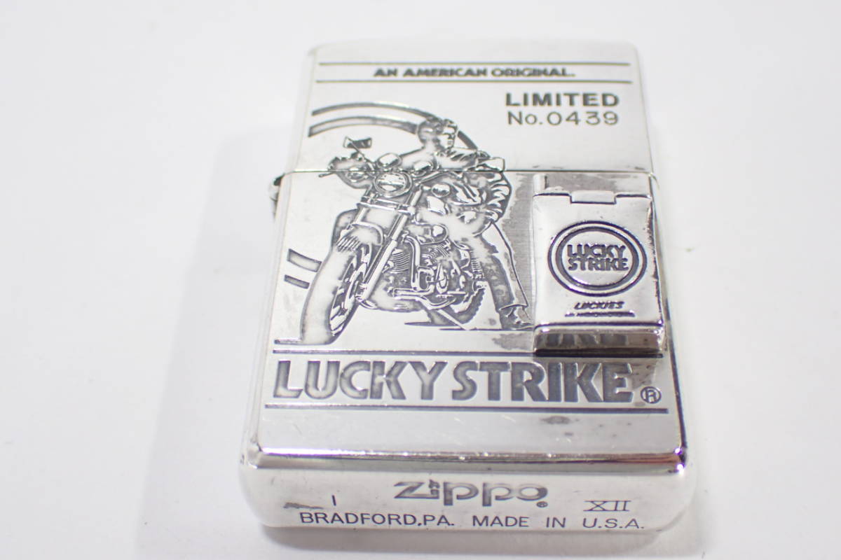 67273 未使用【 I ZIPPO XII 】LUCKY STRIKE ラッキーストライク