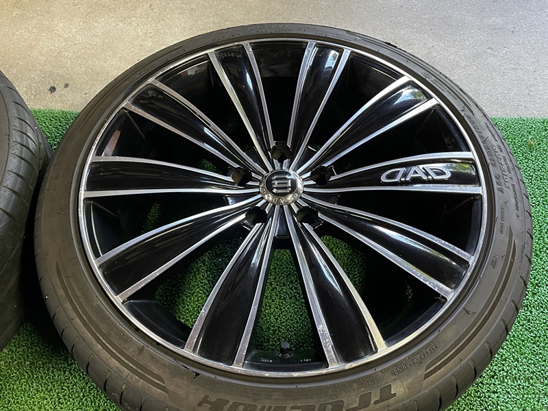 DAD ギャルソン グレイブ 19×8J ET＋38 PCD114.3 5穴 225/40R19 GARSON D.A.D クラウン アルファード ヴェルファイア マークX ギャルソン DAD グレイブ 宮城⑥ 18×7.5Ｊ