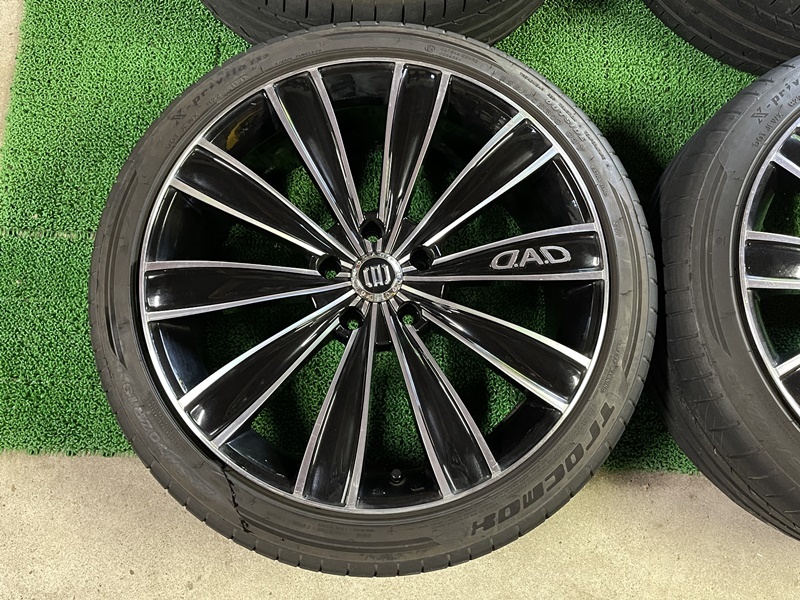 DAD ギャルソン グレイブ 19×8J ET＋38 PCD114.3 5穴 225/40R19 GARSON D.A.D クラウン アルファード ヴェルファイア マークX ギャルソン DAD グレイブ 宮城⑥ 18×7.5Ｊ