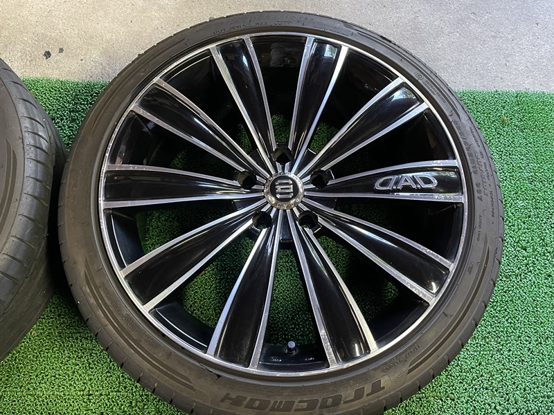 DAD ギャルソン グレイブ 19×8J ET＋38 PCD114.3 5穴 225/40R19 GARSON D.A.D クラウン アルファード ヴェルファイア マークX ギャルソン DAD グレイブ 宮城⑥ 18×7.5Ｊ