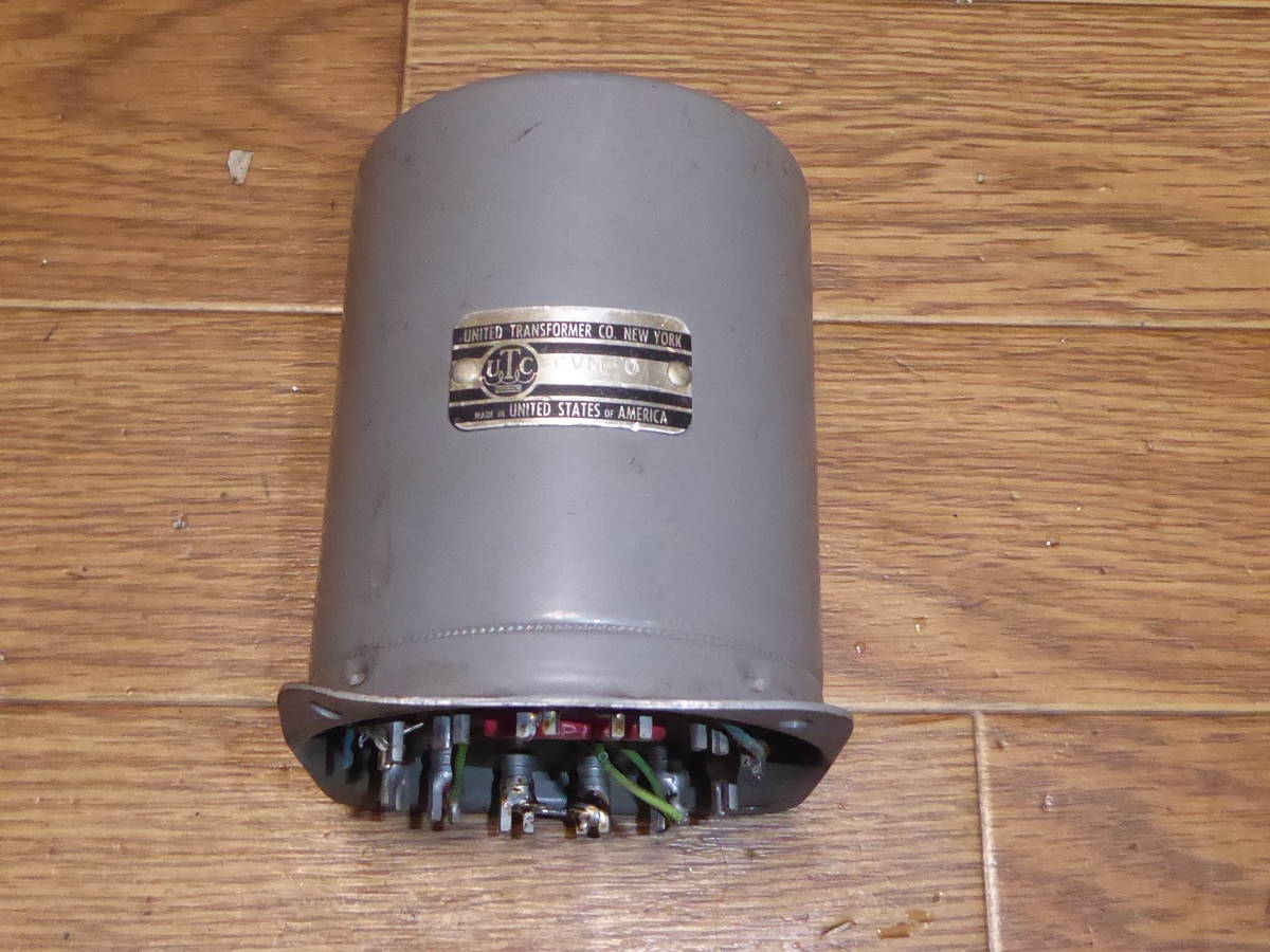 CVM-0 米国UTC製 希少インプットトランス 1個 動作品 CVM-0米国UTC製