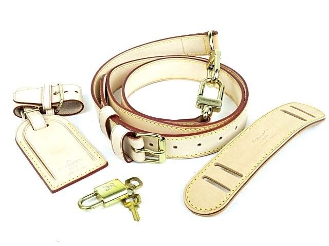【新品・未使用】LOUIS VUITTON ヴィトン キーポル・バンドリエール ショルダーストラップ・ネームタグ カデナ・鍵×2 付属品【CE78】