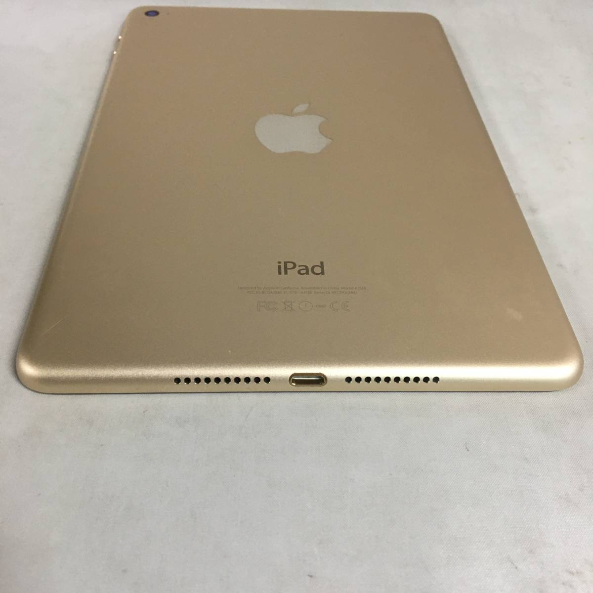 □Apple iPad mini 4 Wi-Fi 16GB MK6L2J/A ゴールド アイパッド