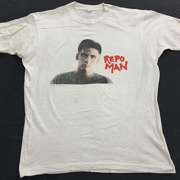 SALE，お得 REPO MAN Tシャツ 80s ヴィンテージ 映画T ムービーT 野村訓市 Tシャツじゃんけん レポマン シドアンドナンシー ラスベガスをやっつけろ(Tシャツ)｜売買されたオークション情報、yahooの商品情報 Tシャツ