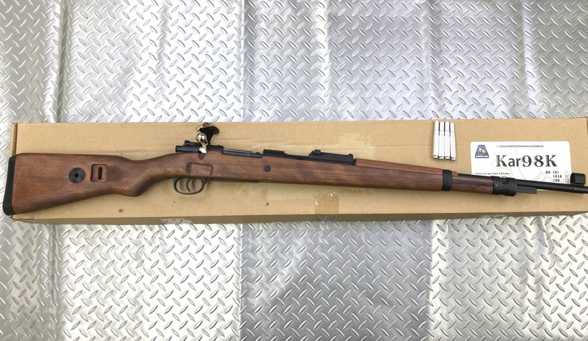 大得価 BELL kar98k エアガンコッキング リアルウッド No.101A ジャンク品 1円スタート(エアガン)｜売買されたオークション情報、yahooの商品情報をアーカイブ公開 - オークファン エアガン