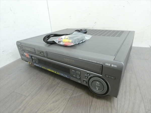 SONY Wデッキ☆WV- 録再OK⁄AVコード付属 録再OK⁄AVコード付属☆SONY