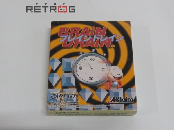 激レアソフト ゲームボーイ ブレインドレインBRAINTRAIN GAMEBOY ゲームボーイ ブレインドレイン Brain Drain Game (GB) Boy GB : DRAIN