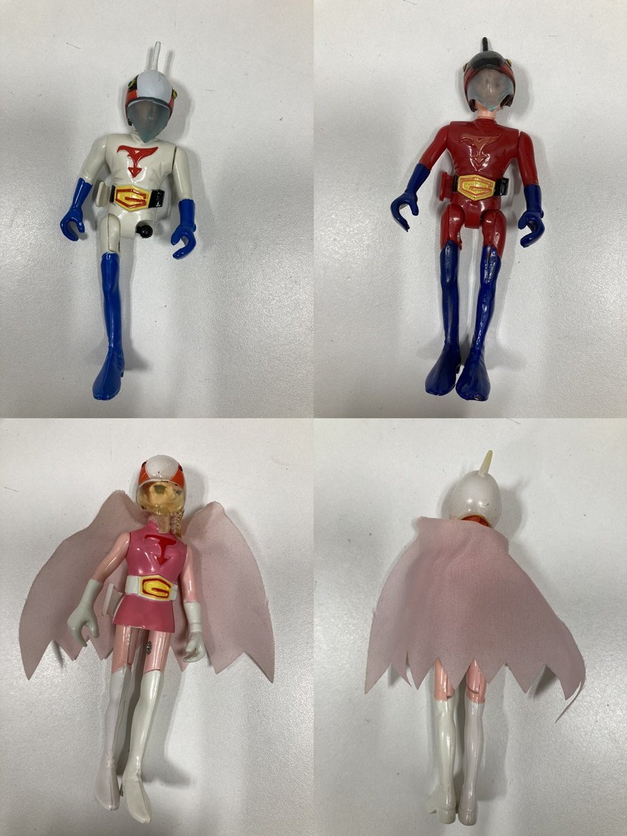 ポピー製 科学忍者隊ガッチャマンⅡ ソフビ5体 【中古品】科学戦隊