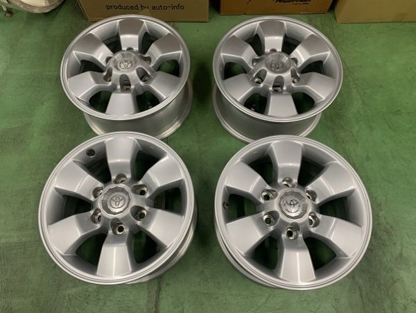 【値引あり】トヨタ 215 ハイラックスサーフ 純正 16インチ  4本セット ☆トヨタ 215型 ハイラックスサーフ純正!16インチ 7J +30 139.7