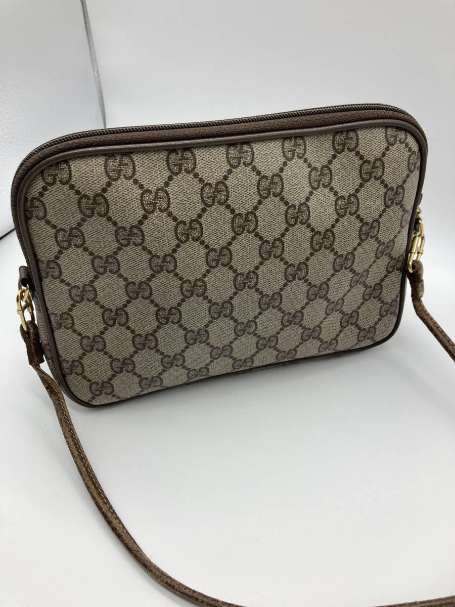 GUCCI グッチ ショルダーバッグ 総柄 ベージュ 1円スタート！