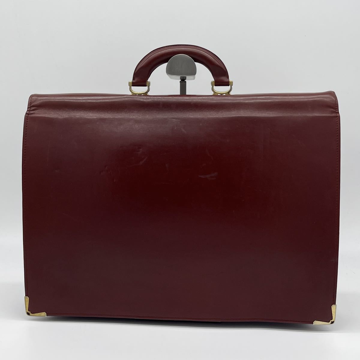 Cartier カルティエ レザー 赤 ブリーフケース 【公式通販】