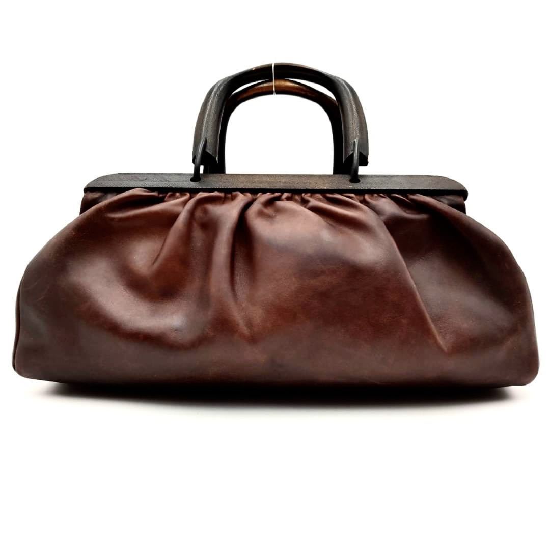 1円〈美品〉 がま口 GUCCI グッチ バンブー ハンドバッグ レザー 1円〈美品〉 がま口 GUCCI グッチ バンブー ハンドバッグ レザー