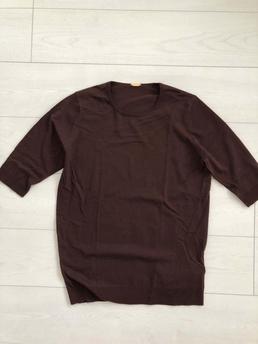 2025，爆買い ドゥーズィエムクラス 半袖ニット ブラウン系 size36(トップス)｜売買されたオークション情報、yahooの商品情報をアーカイブ公開 - オークファン トップス