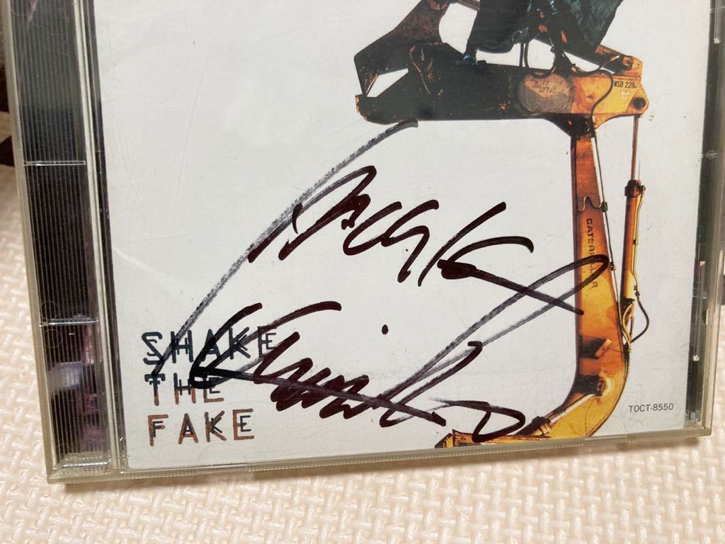 直筆サイン！氷室京介 SHAKE THE FAKE CD アルバム 検索:ツアーグッズ 