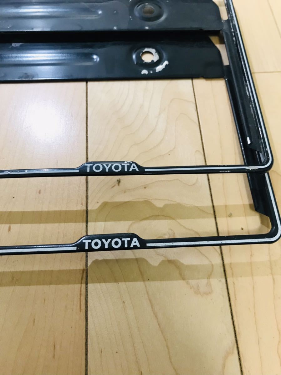 当時物 トヨタ純正オプション ナンバーフレームGX71 ソアラ セルシオ