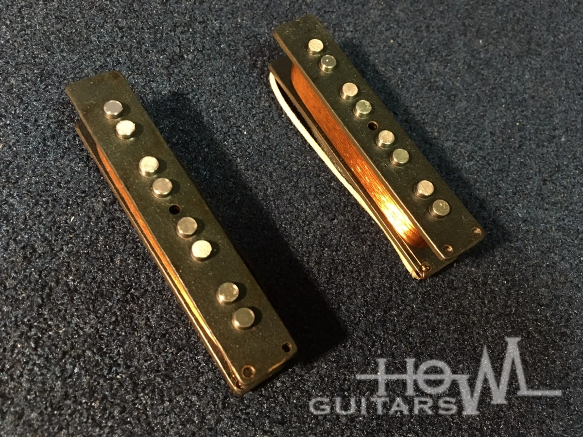 HOWL GUITARS Original Pickup ‘60 Jazz Bass Black Bobbin “High” Set ハウルギターズ オリジナル手巻きピックアップ [Pre-CBS Fender]