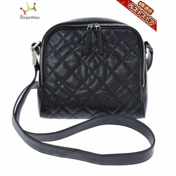 【定番人気，限定SALE】 シャネル CHANEL ショルダーバッグ マトラッセ キャビアスキン 黒 レディース シルバー金具 12番台 バッグ(ショルダーバッグ)｜売買されたオークション情報、yahooの商品情報をアーカイブ公開 かばん、バッグ
