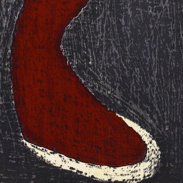 真作】【WISH】河野薫 木版画 10号大 直筆サイン 着物美人 〇国画会
