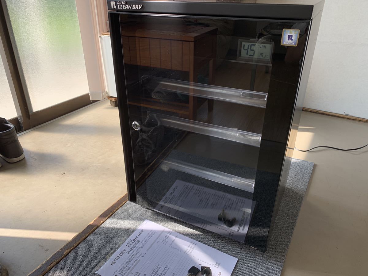 東洋リビング 防湿庫 79L ED-80CDB ブラック カメラ オートクリーン 