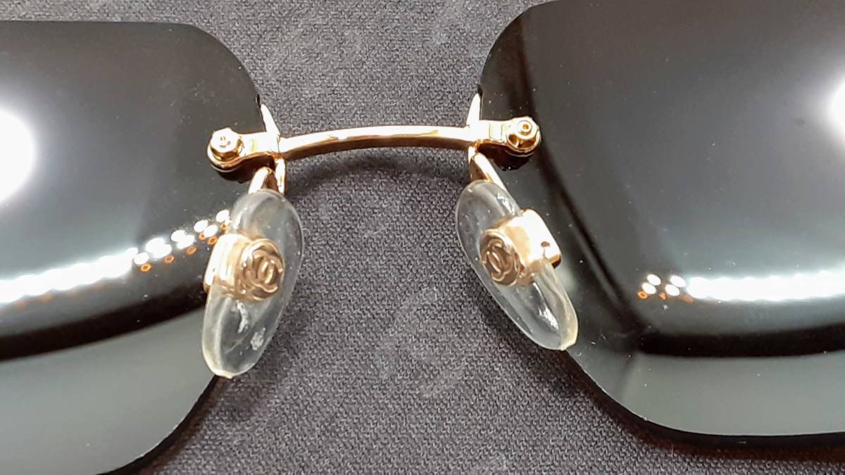 1円☆シャネル CHANEL サングラス 4017-D/62-17 120 ☆ココマーク ロゴ