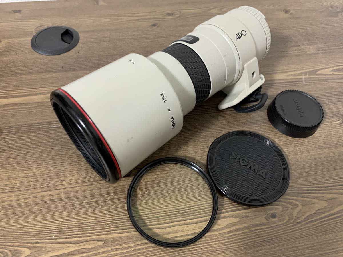 SIGMA　AF　TELE　400mm　1:5.6　 Nikon ( ニコン ) 用　　ホワイト　　キャップ付　　シグマ 400mm Sigma APO UV (0) review
