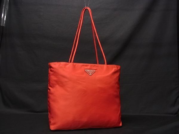  1円 PRADA プラダ テスートナイロン ハンドバッグ ショルダー トート 肩掛けかばん レディース レッド系 a6692コh(ハンドバッグ)｜売買されたオークション情報、yahooの商品情報をアーカイブ公 かばん、バッグ