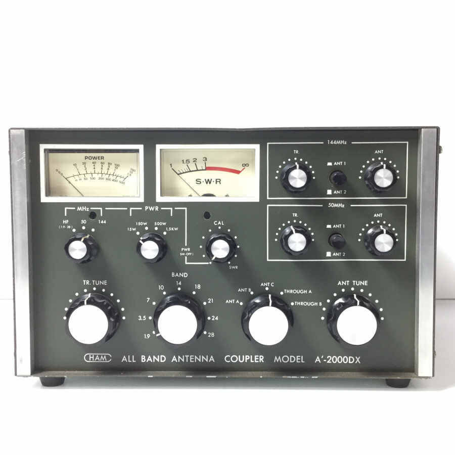 HAM CENTER A'-2000DX アンテナカプラー 1.5KW 1.9-144MHz◇ジャンク品