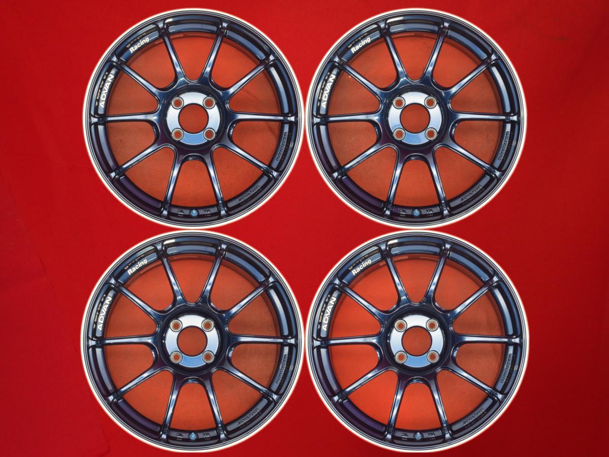 軽量 ADVAN アドバン レーシング RZⅡ ホイール 4本 17インチ 7J/7.5J 