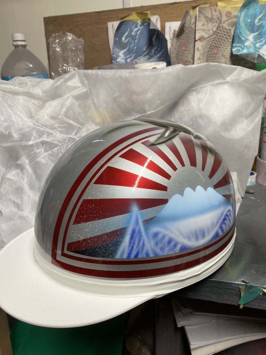 新品】富士日章コルク半！般若！エアブラシ！(フリーサイズ)｜売買され