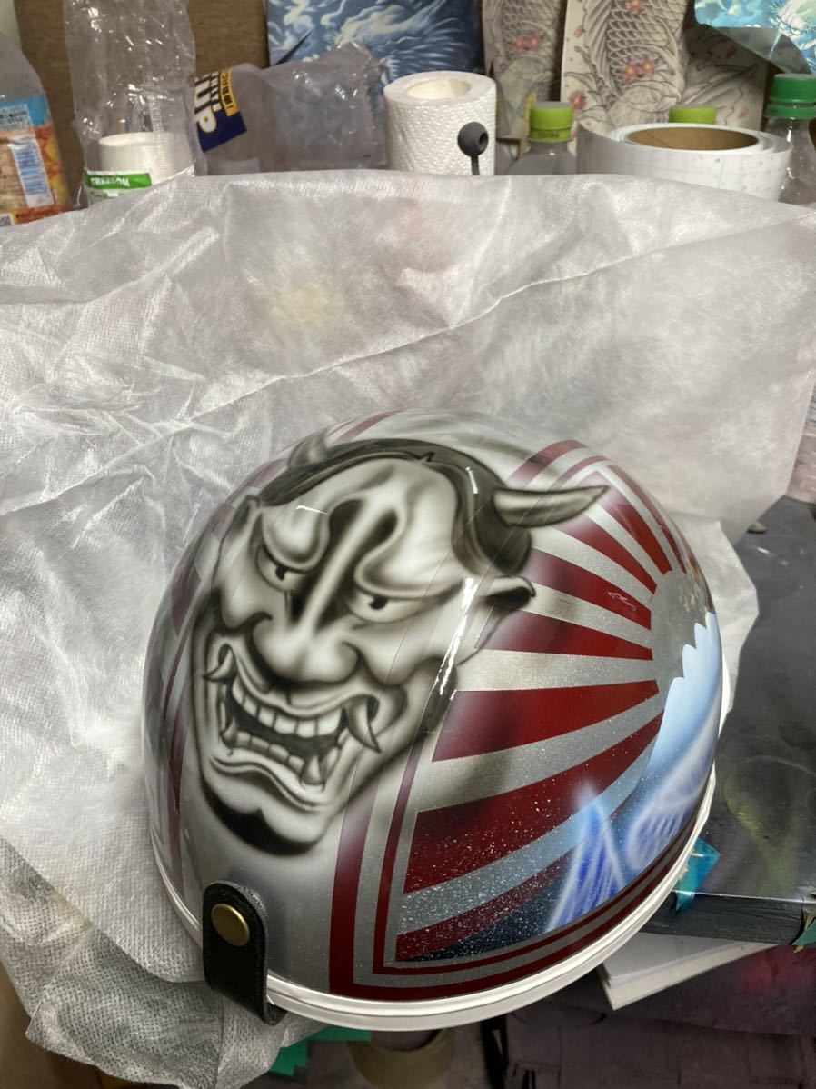 新品】富士日章コルク半！般若！エアブラシ！(フリーサイズ)｜売買され