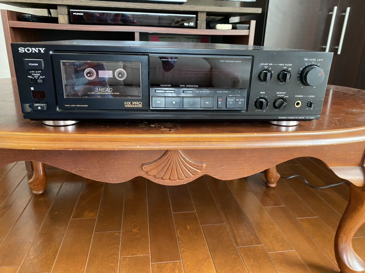 TC-K600 SONY ソニー Stereo Tape Yahoo ソニー ステレオカセット
