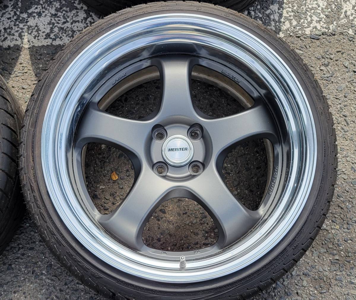中古 WORK MEISTER S1R 18インチ 10J 11J PCD100 4穴 4本セット ワーク 