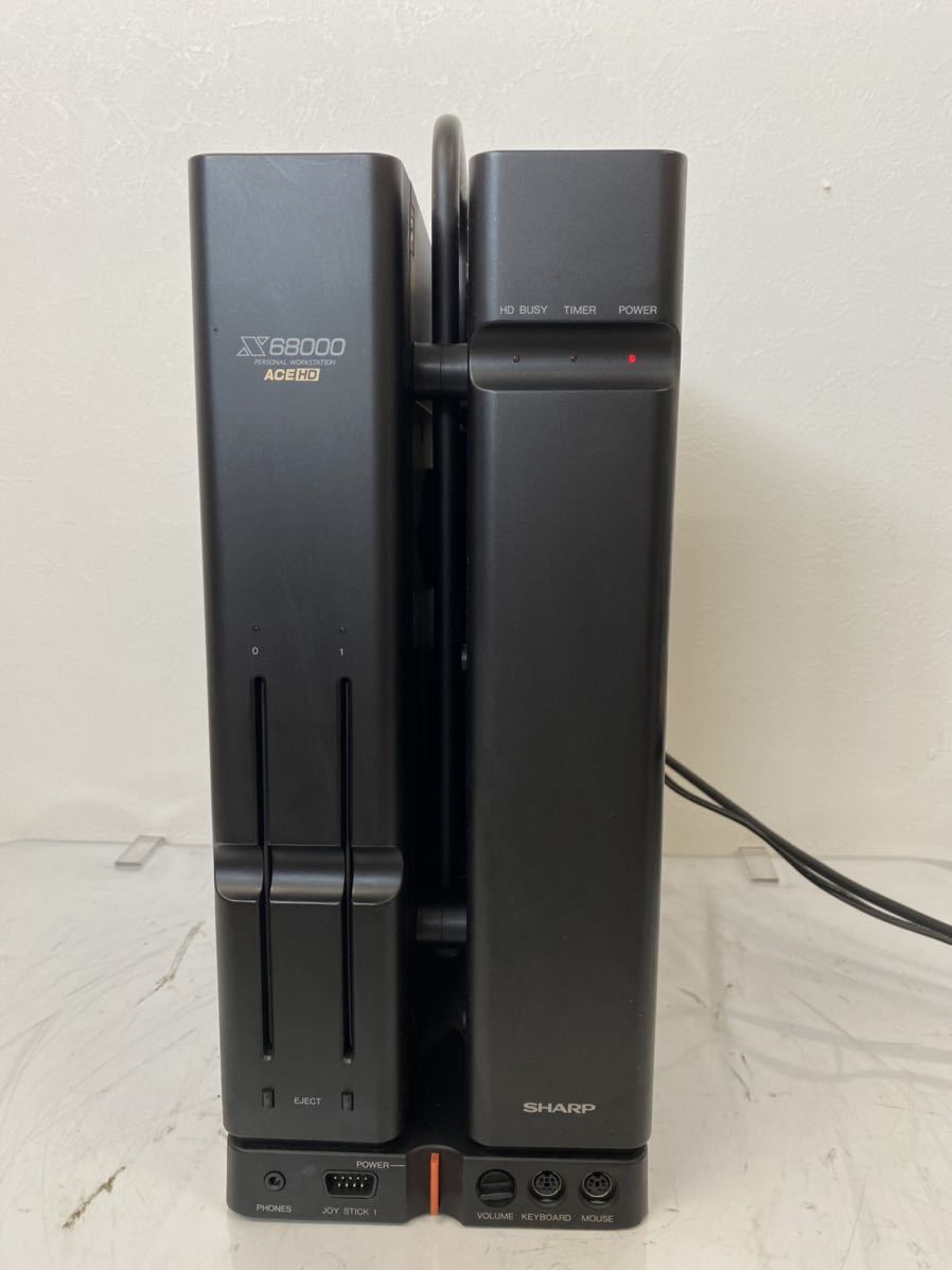 SHARP X68000 ACE HD CZ-611C-GY 通電確認済み SHARP Yahoo!オークション - X68000 ACE 旧型PC HD CZ-611C-BK CZ-612C