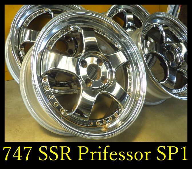 747】SSR Professor SP1 ホイール △17×7.5J 4穴 PCD100 +43△4本 