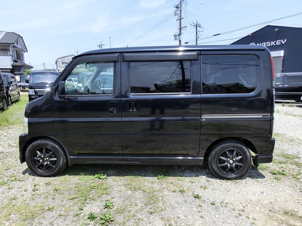 ☆落札後本車検2年取得渡☆H21年バモスLターボローダウン/社外ナビ 